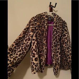 Leopard print jacket
